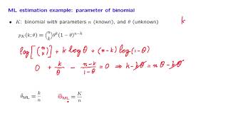 L2010 Maximum Likelihood Estimation Examples [upl. by Notyal324]