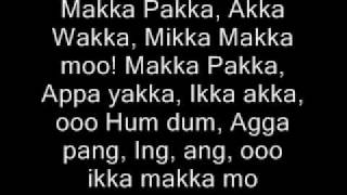 makka pakka song  lyrics video [upl. by Eal866]