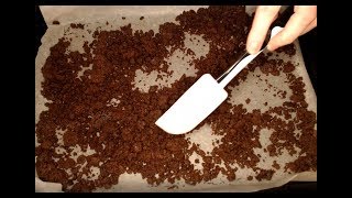 HOW TO MAKE CRUMBLE WITH COCOA  Yummy Recipe to Dessert  Baking With Dora [upl. by Drofyar]