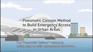 Pneumatic Caisson Method to Build Emergency Accesses in Urban Areas [upl. by Eseuqram]