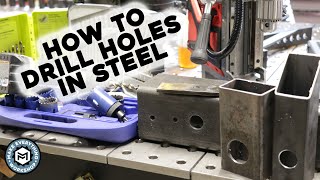 How To Drill Holes In Steel  The Ultimate Guide [upl. by Anilah679]