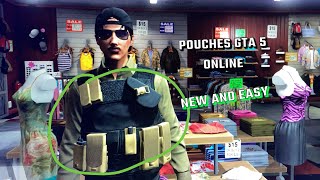 POUCHES IN GTA5 ONLINE NEW EASY WAY [upl. by Avrit62]