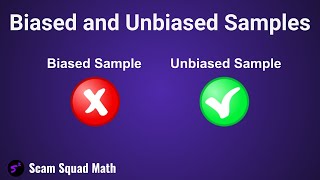 Biased and Unbiased Samples [upl. by Airotciv]