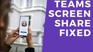 Microsoft Teams Screen Sharing Not Working on WindowsMACSOLVED [upl. by Shena]