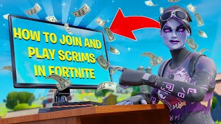 How to JOIN amp PLAY Fortnite Scrims in Chapter 2 How to Join Console Scrims too [upl. by Melly]