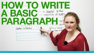 How to write a basic paragraph [upl. by Modesty]