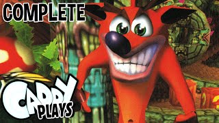 Caddy Plays Crash Bandicoot PS1 100 RUN [upl. by Kelsey]