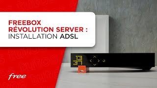 Freebox Revolution  installation du boîtier Server en ADSL [upl. by Latin]