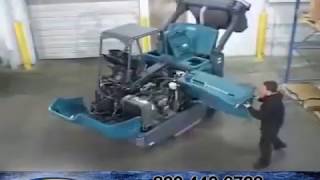 Tennant M30 Sweeper Scrubber  Demo [upl. by Oirasec86]