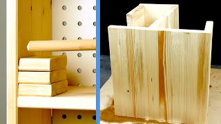 Top 10 Videos – Unbelievably Simple DIY Wood Projects [upl. by Schaper]