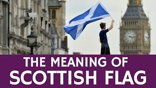 Meaning of the Scottish Flag Saltire – Quick Facts about Scotland [upl. by Aizatsana42]