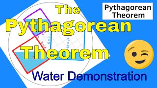 The Pythagorean Theorem Water Demonstration [upl. by Sergo154]