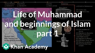 Life of Muhammad and beginnings of Islam part 1  World History  Khan Academy [upl. by Ainatit]