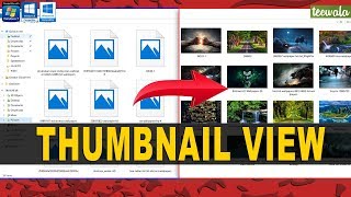 How to Enable Thumbnail View for Files in Windows PC  all files are shown as icons [upl. by Ajnos867]