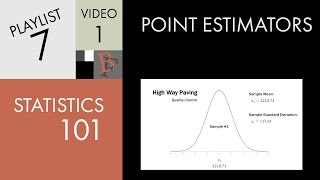 Statistics 101 Point Estimators [upl. by Mcwherter]