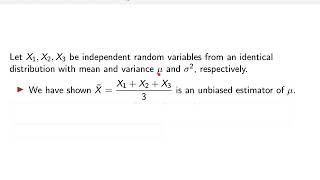 The Variability precision of Unbiased Estimators [upl. by Buote237]