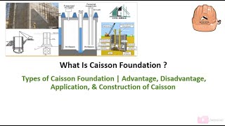 What Is Caisson Foundation  Types of Caisson Foundation [upl. by Deyas]