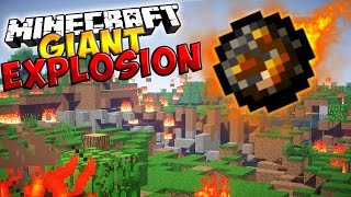 How To Summon A GIANT FIREBALL  Minecraft Tutorial Minecraft 19 [upl. by Ahsitul]