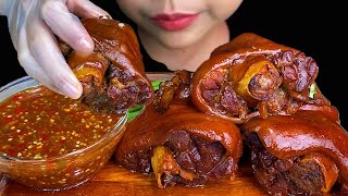 Braised Pork Leg  MUKBANG SOUNDS [upl. by Britt]