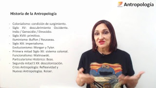 Antropología Historia de la Antropología 04122018 [upl. by Rodablas270]