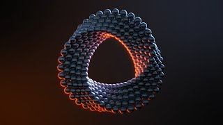 C4D Abstract Ring  Cinema 4D Tutorial Free Project [upl. by Alym]