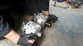 How to replace ALTERNATOR  Ford Volvo 20 TDCi Galaxy SMax Mondeo Kuga [upl. by Electra]