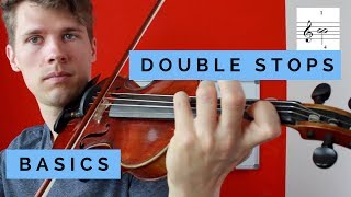 Double Stops on the Violin  Different Types  Basics [upl. by Ecnarrat]