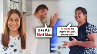 Archana Puran Singhs Maid Bhagyashree MAKES FUN Of Parmeet Sethi  Lockdown FUN Video [upl. by Leler150]