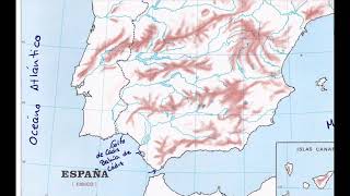 Mapa Físico de España Parte I [upl. by Atnuahc]