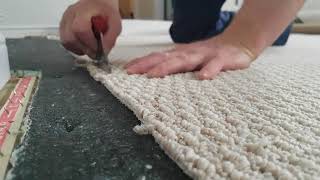 How to seam together carpet [upl. by Campos]