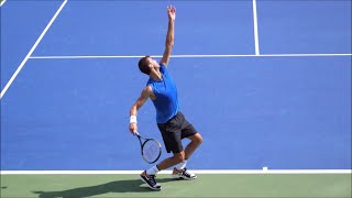 ATP Tennis Serve Slow Motion Compilation 2020  Federer  Nadal  Sampras [upl. by Rebliw361]