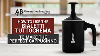 How to Use the Bialetti Tuttocrema Milk Frother [upl. by Kobe]