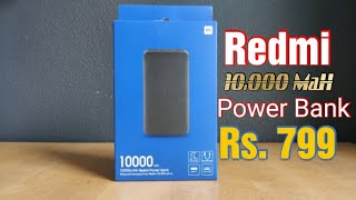 Redmi Power Bank 10000 mAh Unboxing Charge time tests Authentication [upl. by Corny594]