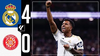 Real Madrid 40 Girona  HIGHLIGHTS  LaLiga 202324 [upl. by Cenac]