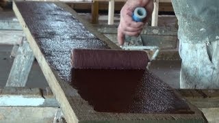 Timber Oil  How to apply wood oil or decking stain [upl. by Scrogan]