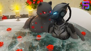 SHADOW MEOWSCLES and LYNX HOOK UP and FALL IN LOVE  Fortnite Film [upl. by Neyud]