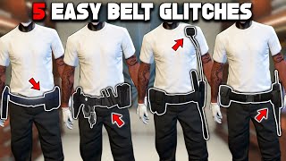 5 Easy Belt Glitches In GTA 5 Online [upl. by Ayotas232]