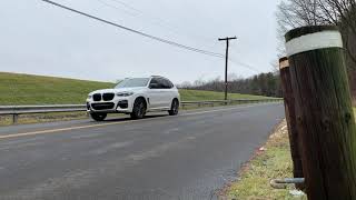 2020 BMW X3 M40i LOUD Burbles Drive By  MHD Burble Tune B58  TSM [upl. by Aihsekyw]