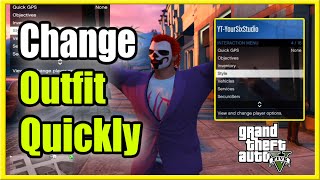 How to CHANGE ENTIRE OUTFIT amp CLOTHES INSTANTLY in GTA 5 Online Fast Method [upl. by Asilahs]