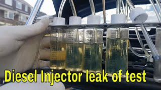 How to do a Diesel injector leak off test ford mondeo mk3 ST TDCI [upl. by Lemar]