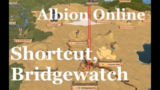 Albion Online  Caerleon to Bridgewatch fast almost safely [upl. by Neerom]