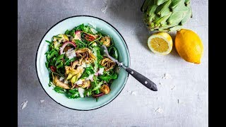 Artischockensalat – Insalata di carciofi 🥗quickandeasy [upl. by Idnym]