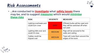 Health amp Safety Considerations Creative iMedia R081 7 [upl. by Berkly]