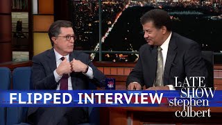 Neil DeGrasse Tyson Interviews Stephen Colbert [upl. by Derian]