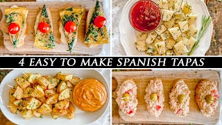 Let´s Make Some Tapas 4 Easy to Make Spanish Tapas Recipes [upl. by White]