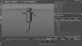 Cinema 4D Tutorial  Simple Character Build amp Animate Using CMotion [upl. by Woodall]