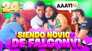 🔥24 HORAS SIENDO NOVIOS CON FALCONY🔥 [upl. by Lumpkin851]