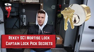 Easy Lock Rekey Tutorial  Mortise Lock  CLP SECRETS [upl. by Ursuline]