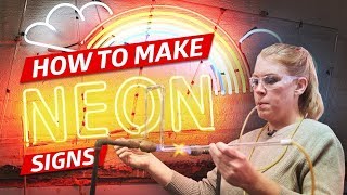 How Neon Signs Are Made for Restaurants — How to Make It [upl. by Elohcin]