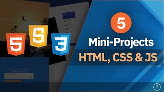 Build 5 Projects With HTML CSS amp JavaScript [upl. by Ppilihp]